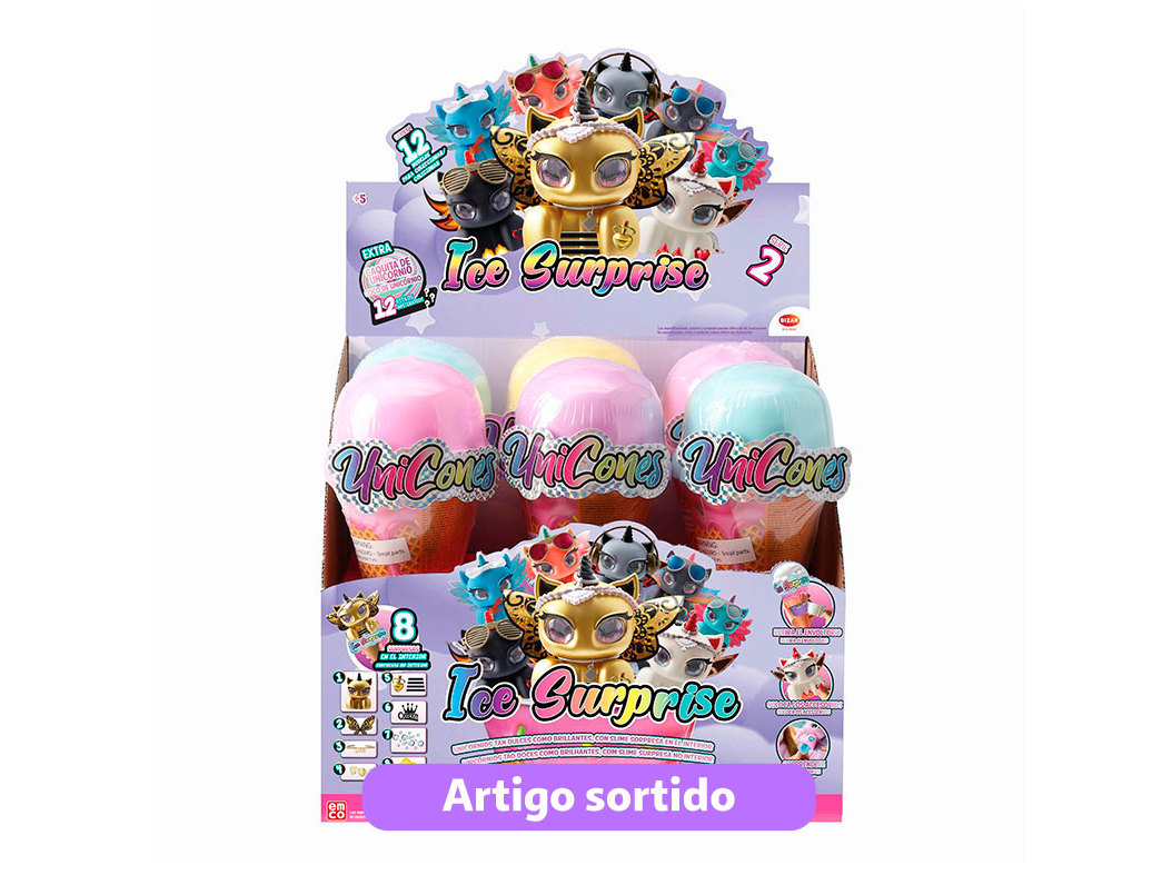UNICONE ICE SURPRISE MODELOS SORTIDOS