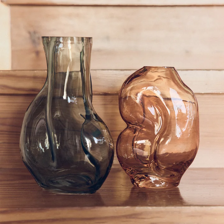 HKliving - Gleam Glasvase high, rose