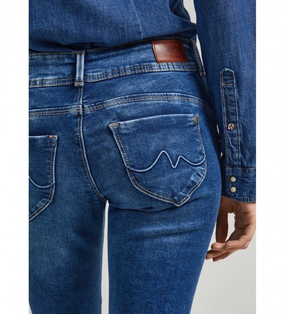 Calça jeans Pepe Jeans New Brooke azul