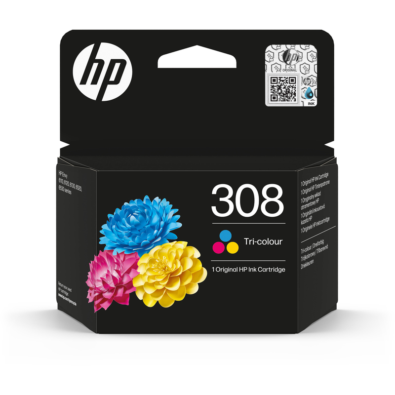HP 308 Tintenpatrone, farbig