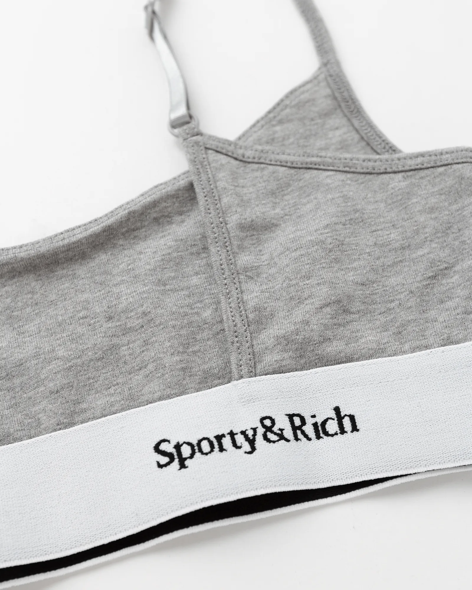 Sporty & Rich Serif Logo Bralette