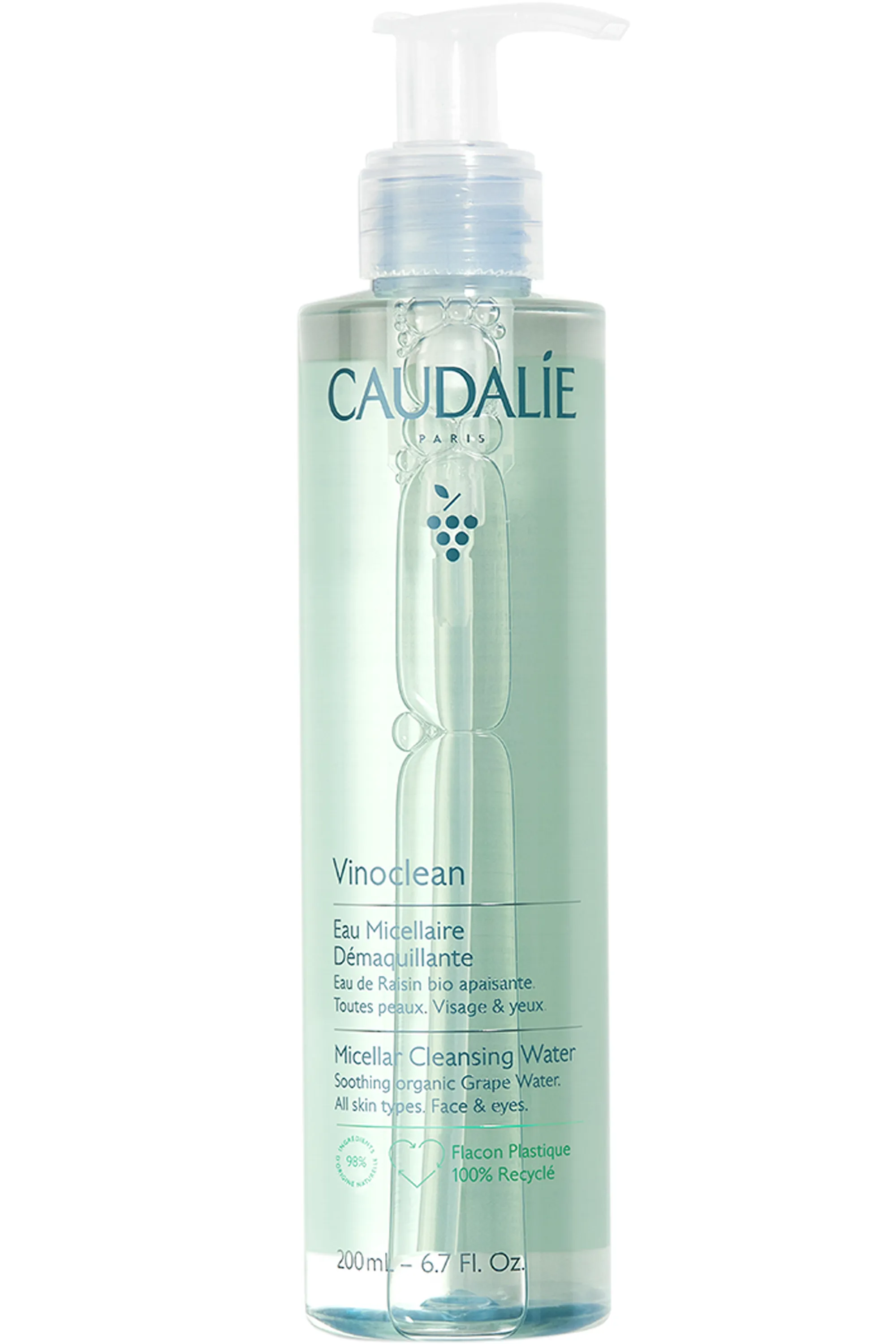 Caudalie Eau micellaire démaquillante Vinoclean-100 ml