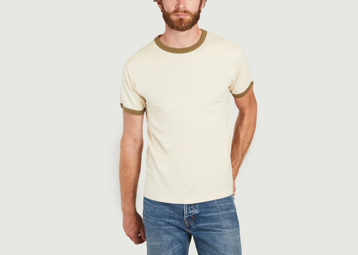 T-shirt S/S Ringer en jersey de coton Good On
