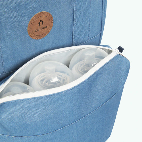 Sac à langer Grenade bleu