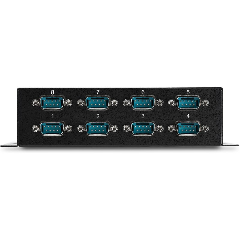 StarTech.com Hub série RS232 à 8 ports - Adaptateur USB vers 8x DB9 RS232 à montage mural et rail DIN