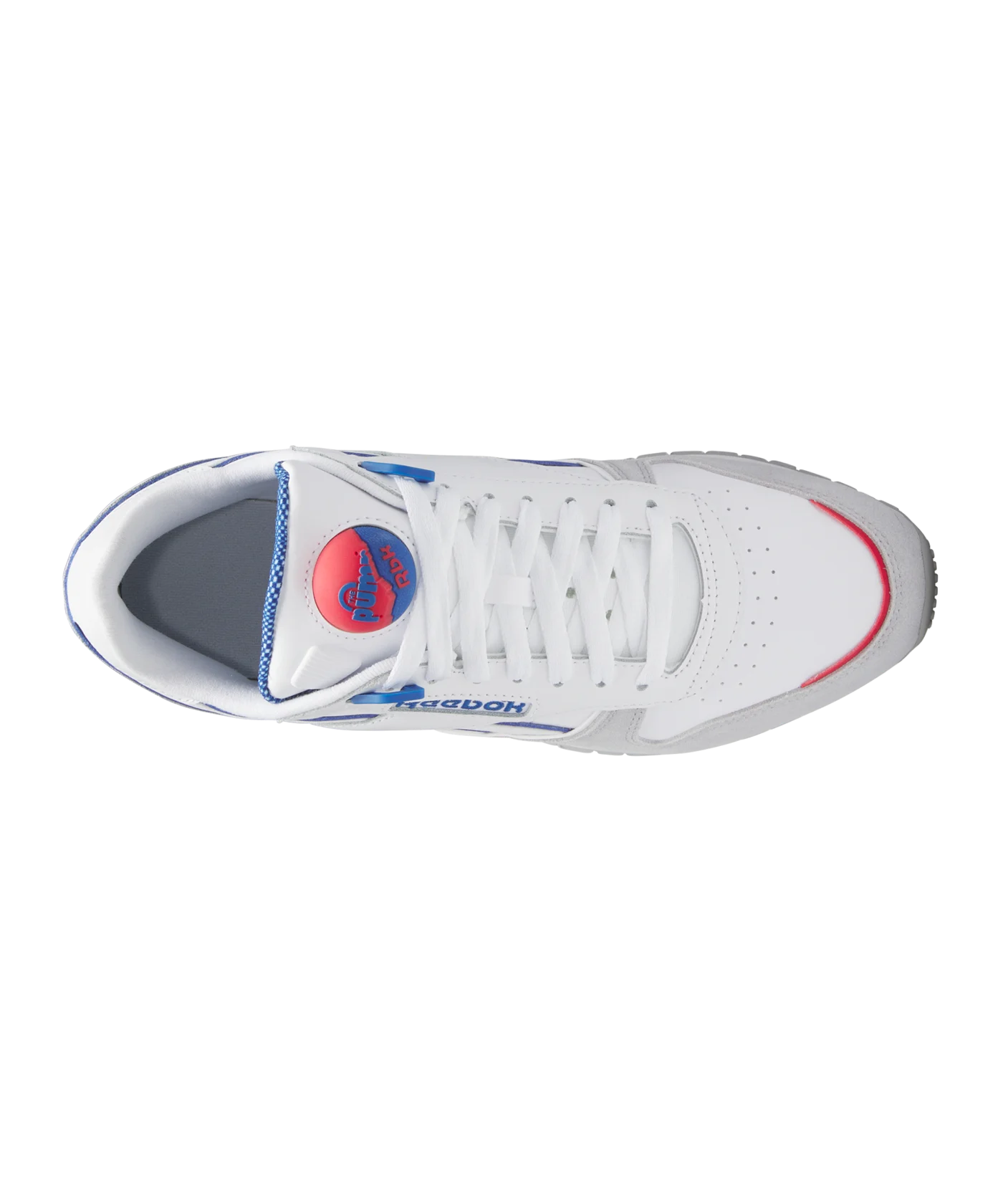 Reebok Classic Leather Pump Weiss Blau