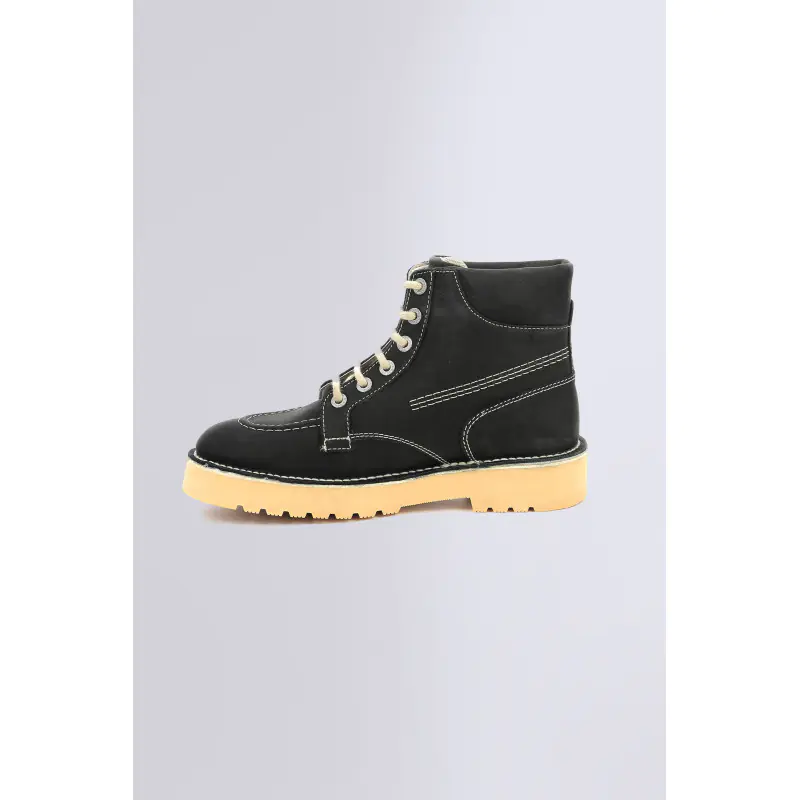 DALTREY HI NOIR BOOTS Cuir Homme