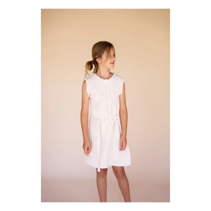 Longlivethequeen Robe Ruchée | Ecru