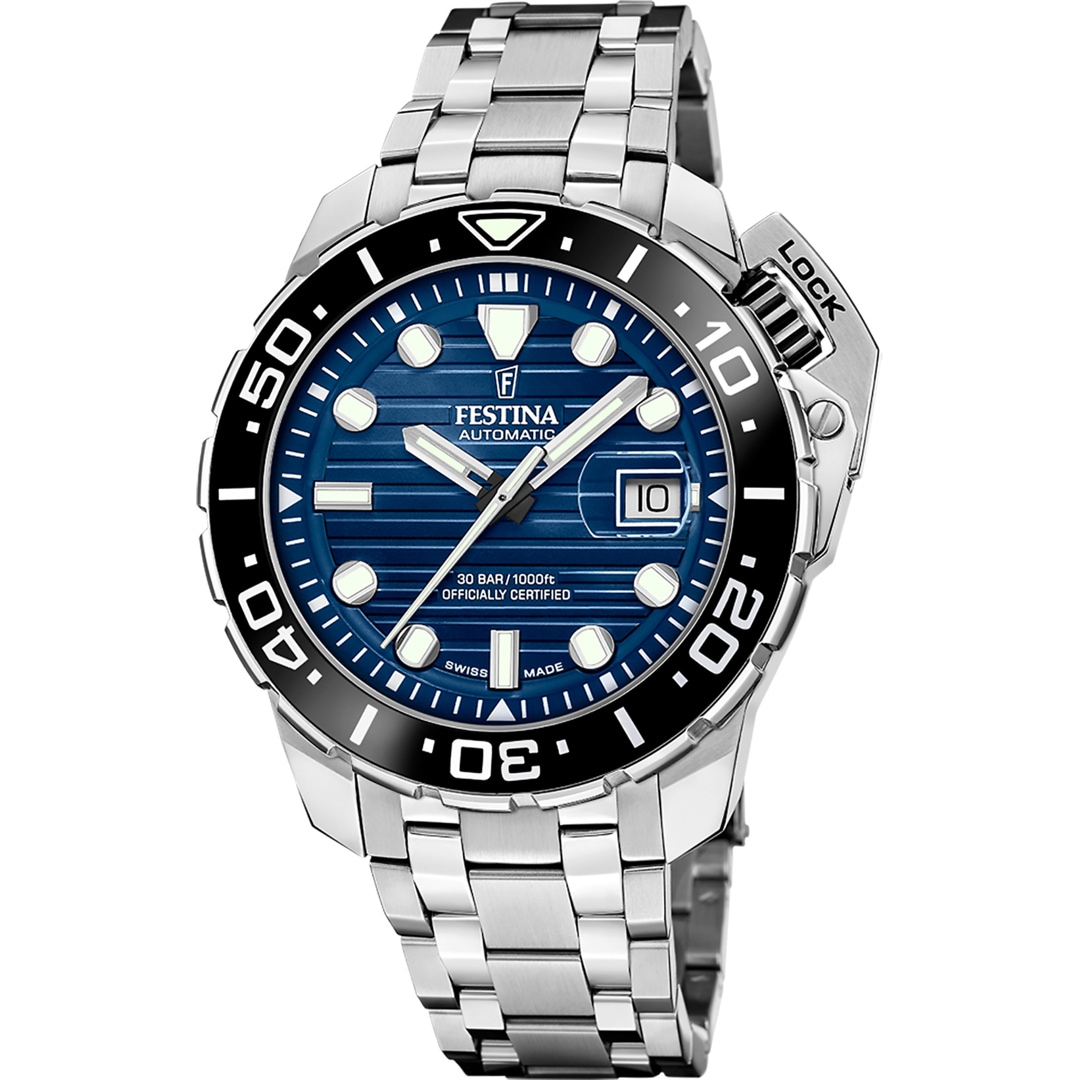 Festina Swiss Diver COSC Blau