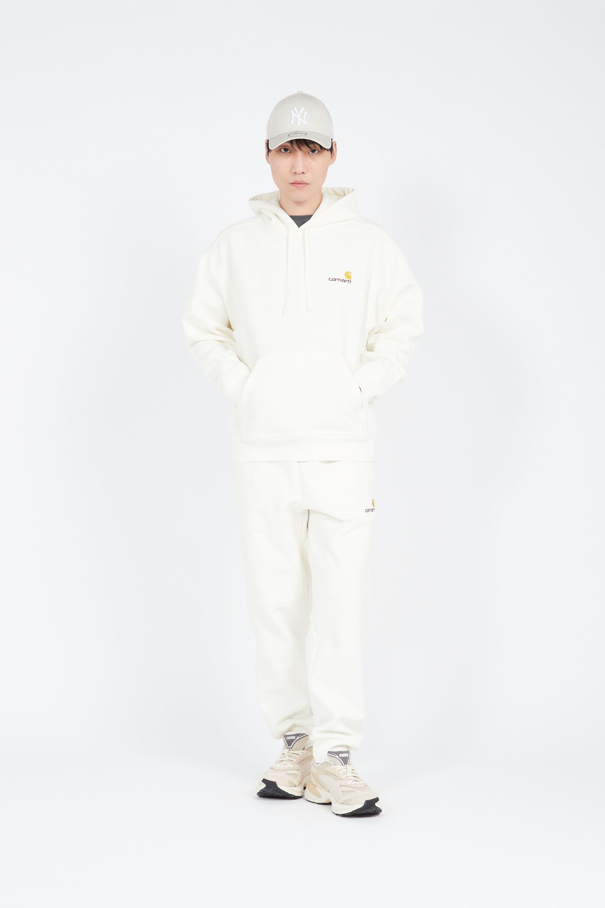 CARHARTT WIP Hoodie AMERICAN SCRIPT Beige