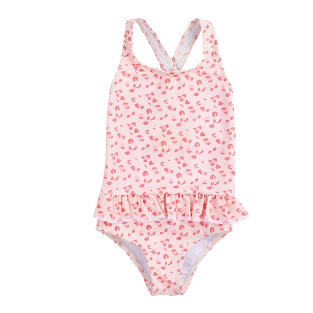 Swim EssentialsSwim Essentials   Badeanzug Girl old pink leopard 62/68