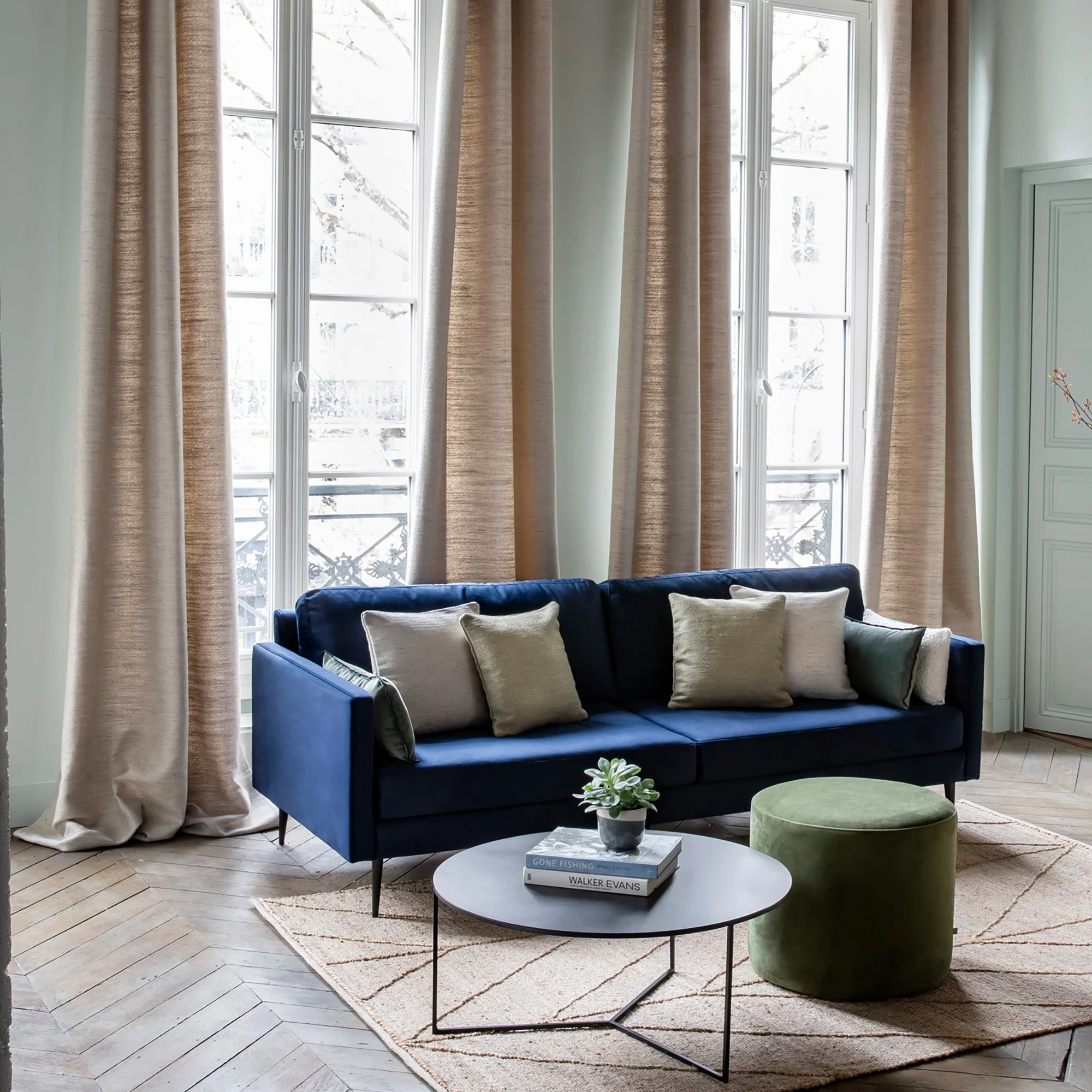 ORSSO - Rideau à galon fronceur | Beige