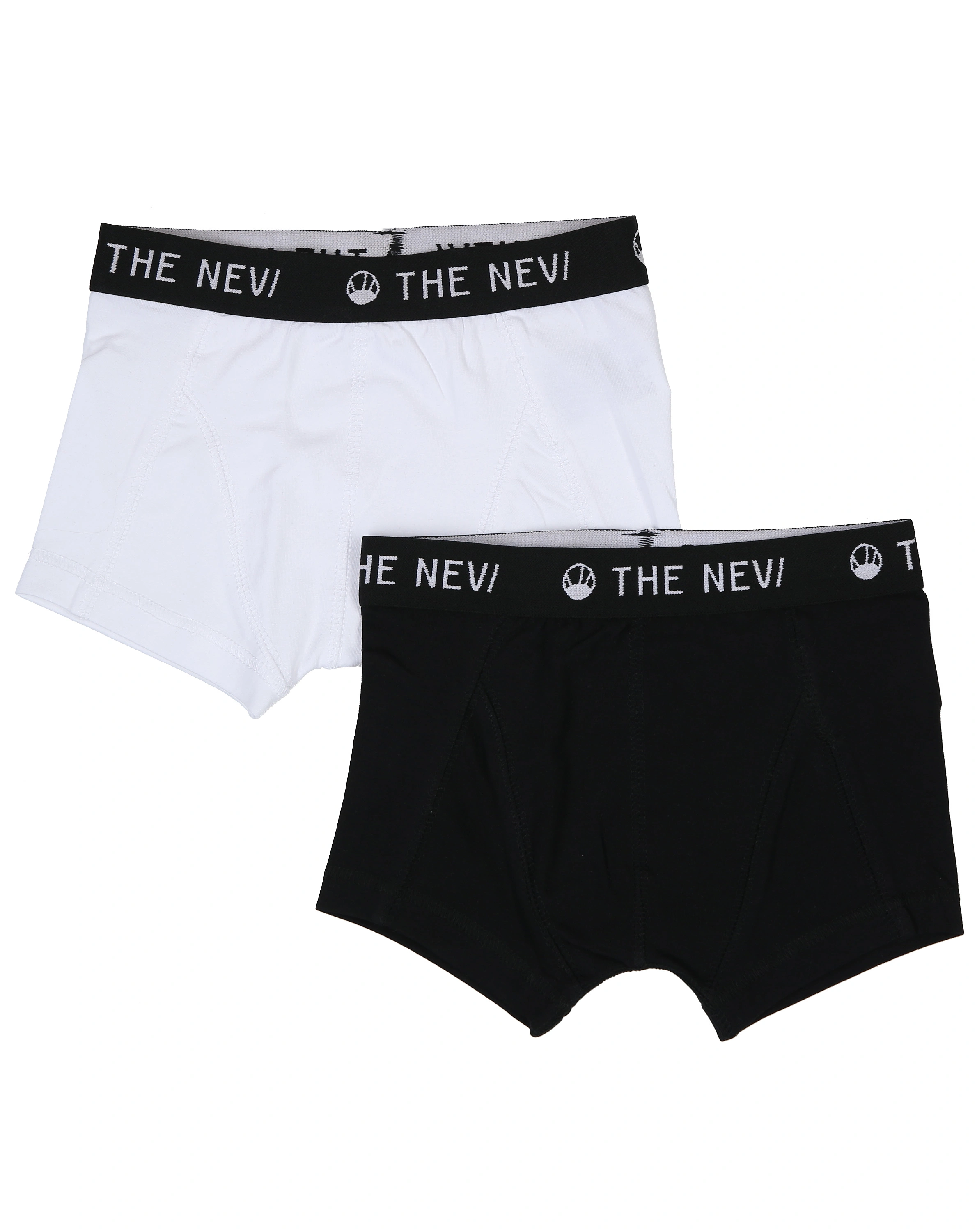 Boxershorts BASIC 2er Pack in black/white