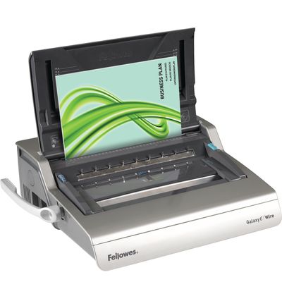 Fellowes Galaxy-E/Wire - machine à relier / relieuse perforeuse éléctrique par anneaux métal - Perfore 20 feuilles - relie 130f