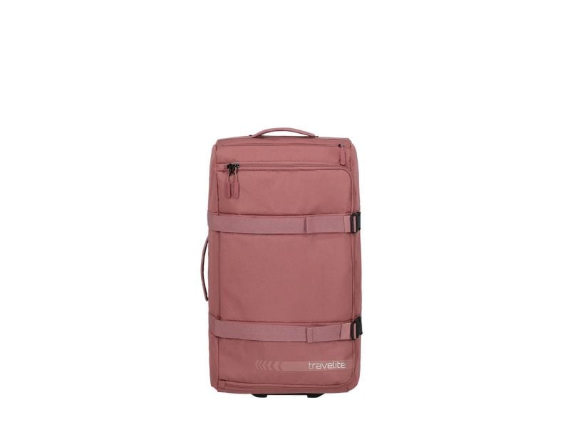 travelite Kick Off Rollenreisetasche L Rosa Reisekoffer