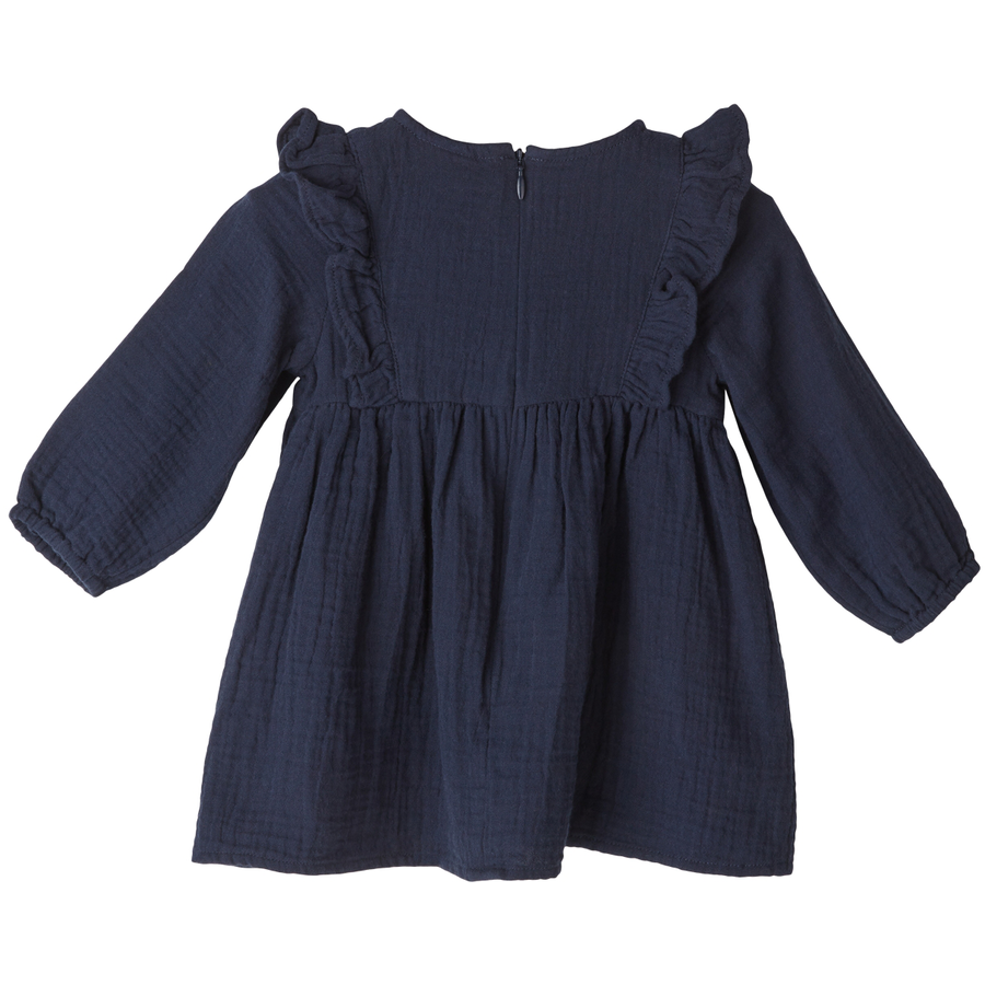 s.Oliver Musselin-Kleid blue