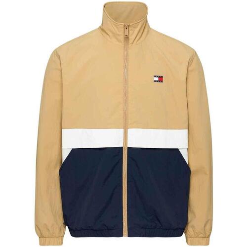 Tommy Jeans - TJM ESSENTIAL COLORBLOCK JACKET Marrón