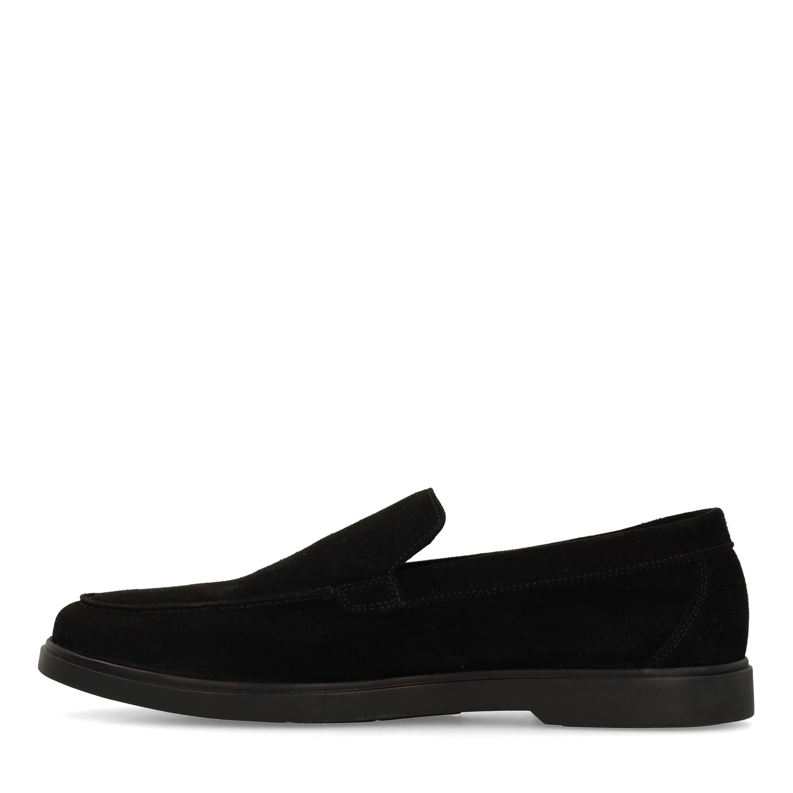 Zwarte suède loafers