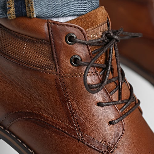 Chaussures Elec QS9312P Cognac Marine