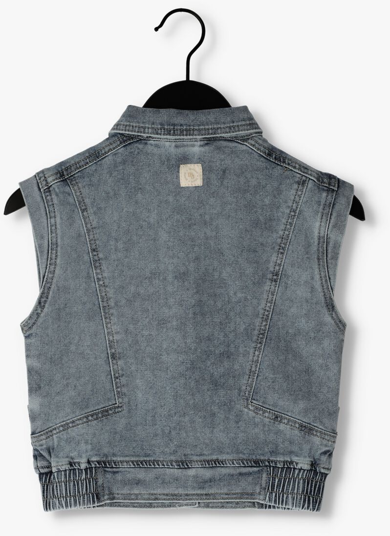 INDIAN BLUE JEANS blauwe indian blue jeans gilet denim printed gilet