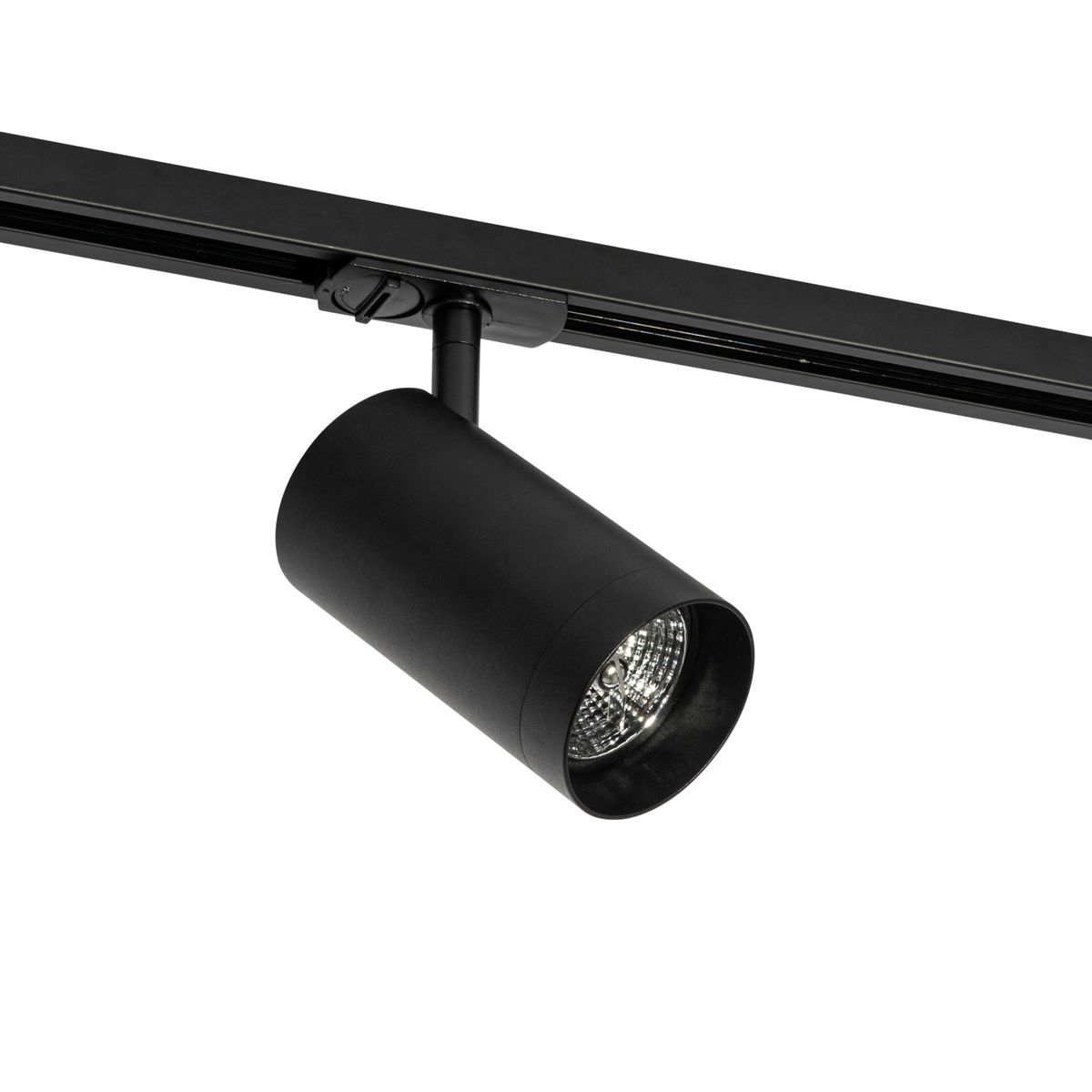 Moderne spot zwart voor railsysteem 1-fase 70mm - Iconic Jeana Luxe