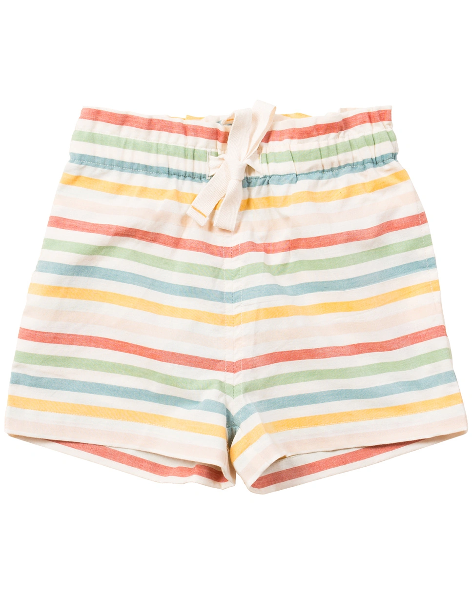 Shorts BY THE SEA RAINBOW STRIPES in bunt