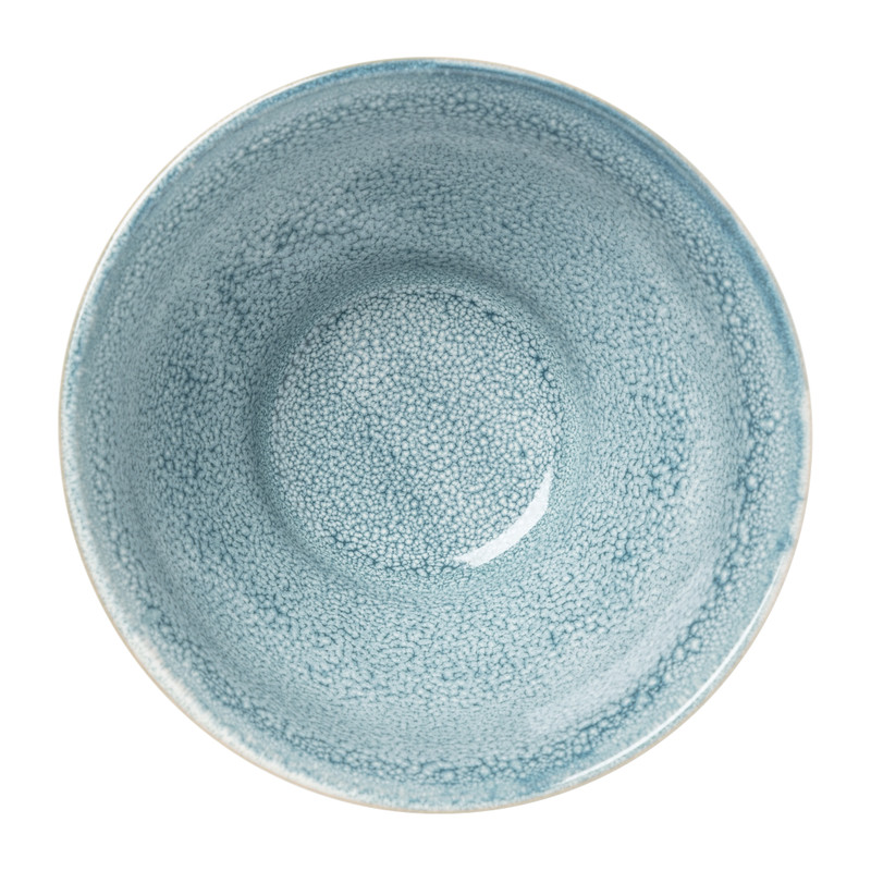 Schaal facet - turquoise - ⌀13x7.5 cm