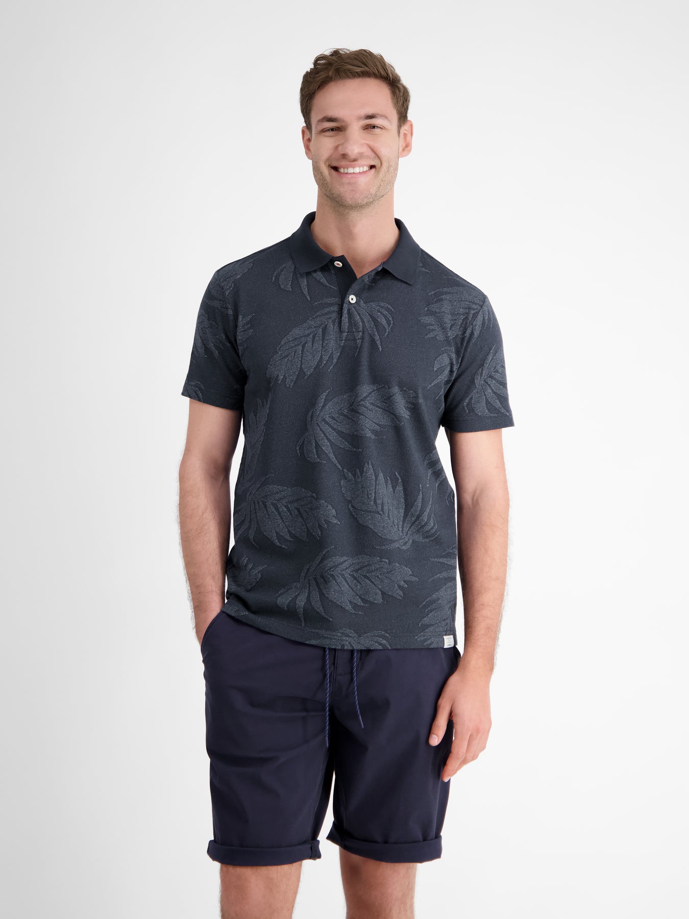 Jacquard Poloshirt für Herren