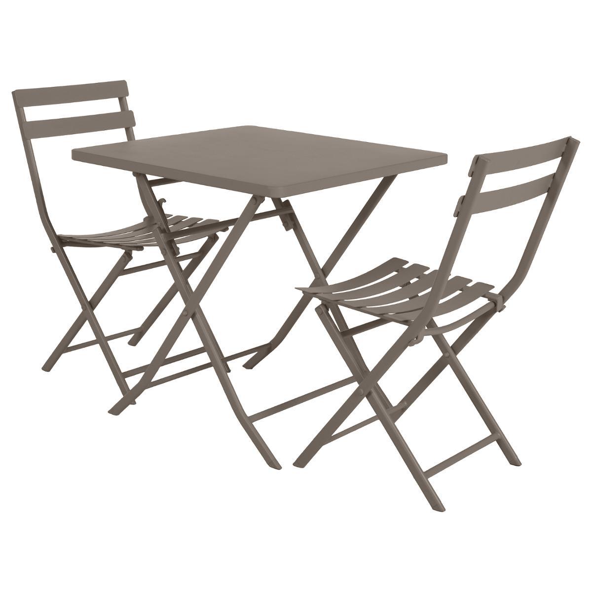 TABLE GREENSBORO CARREE TONKA 2 PLACES