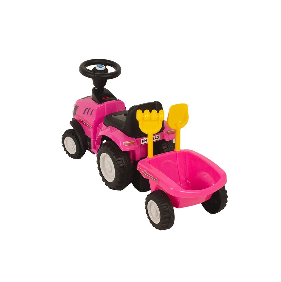 BabyTrold - Traktor Gåbil - Pink