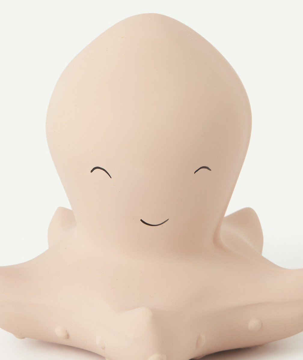 LASSIGJOUET DE BAIN EN CAOUTCHOUC NATUREL OCTOPUS ROSE PÂLE