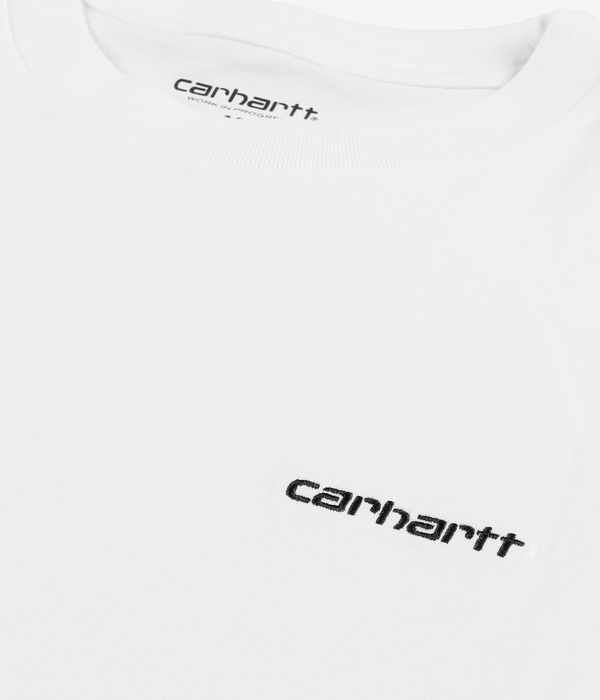Carhartt WIP Script Embroidery T-Shirt (white white black)