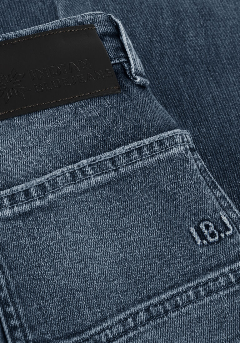 INDIAN BLUE JEANS blauwe indian blue jeans straight leg jeans worker robin wide straight fit