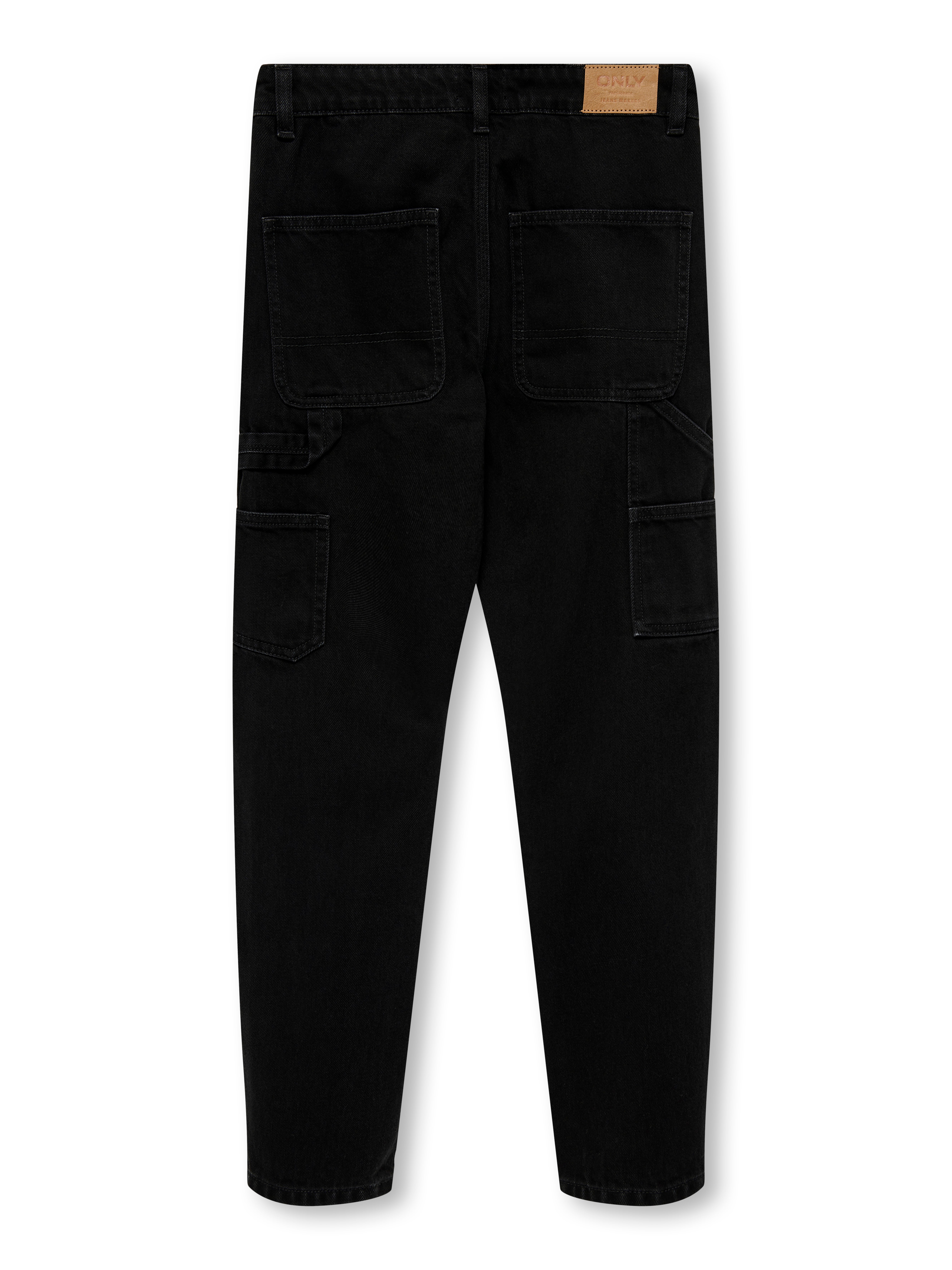 KOBCHICAGO Locker geschnitten Jeans Washed Black