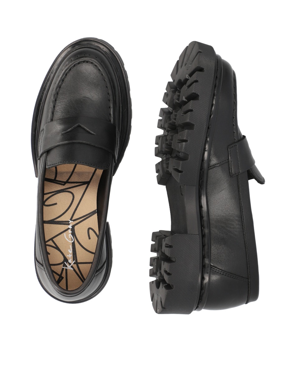 Glattleder Slipper klassisch
