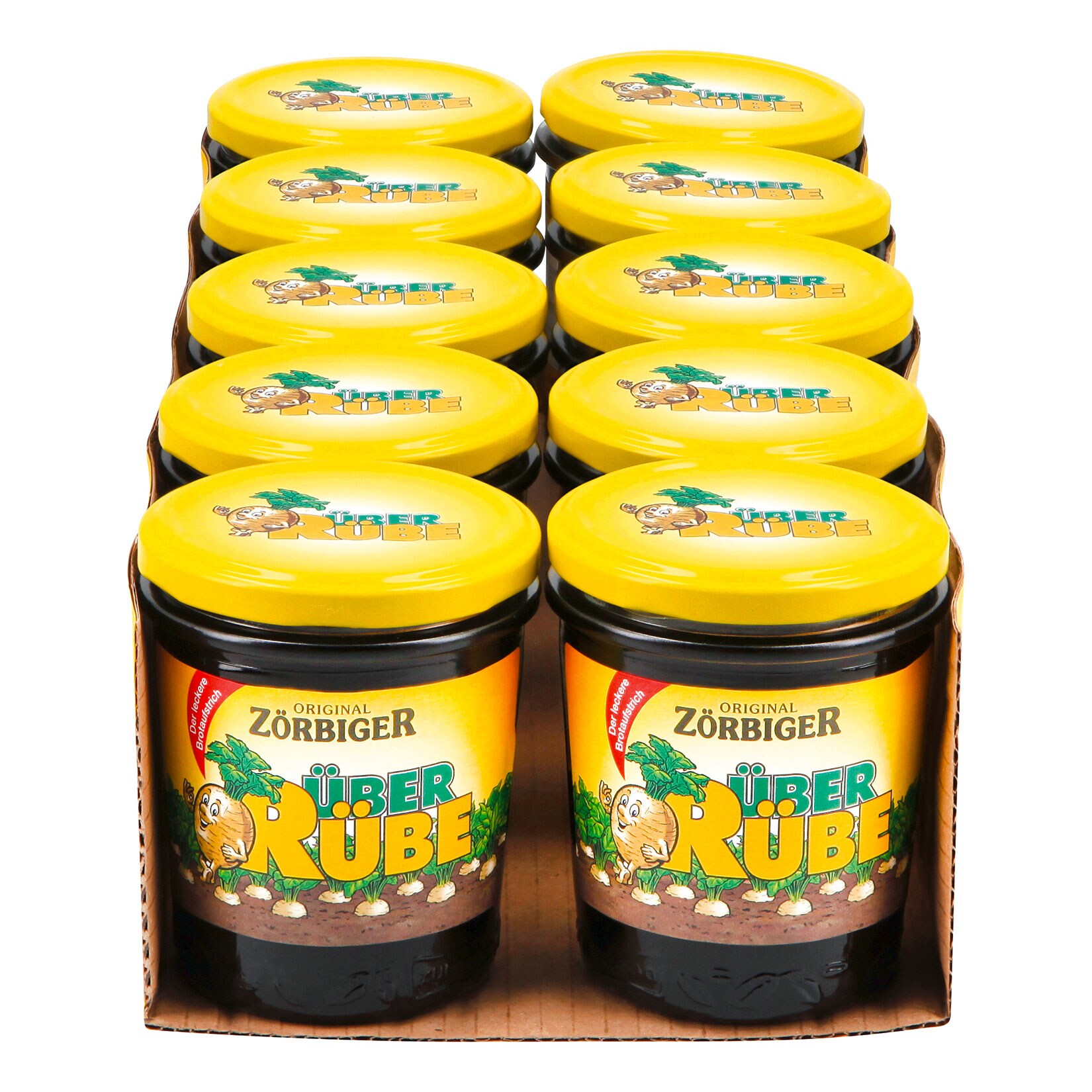 Zörbiger Überrübe Zuckerrübensirup 350 g, 10er Pack
