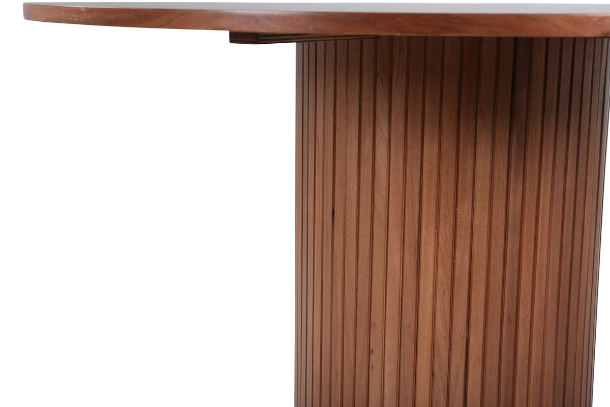 Eettafel Pokka Ø110 cm walnoot