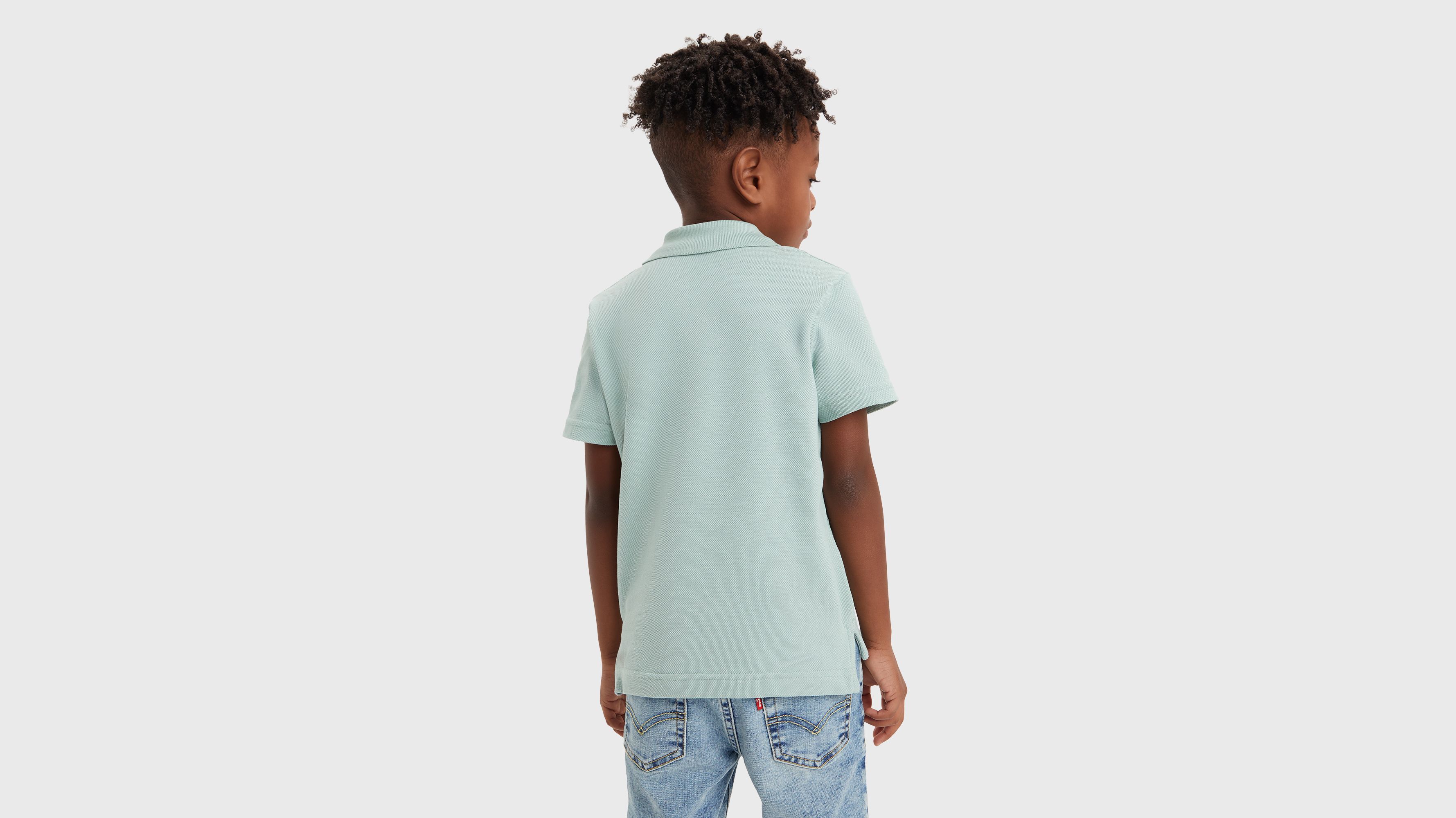Enfant polo biais encolure - Levi'S Blue Surf - Vert