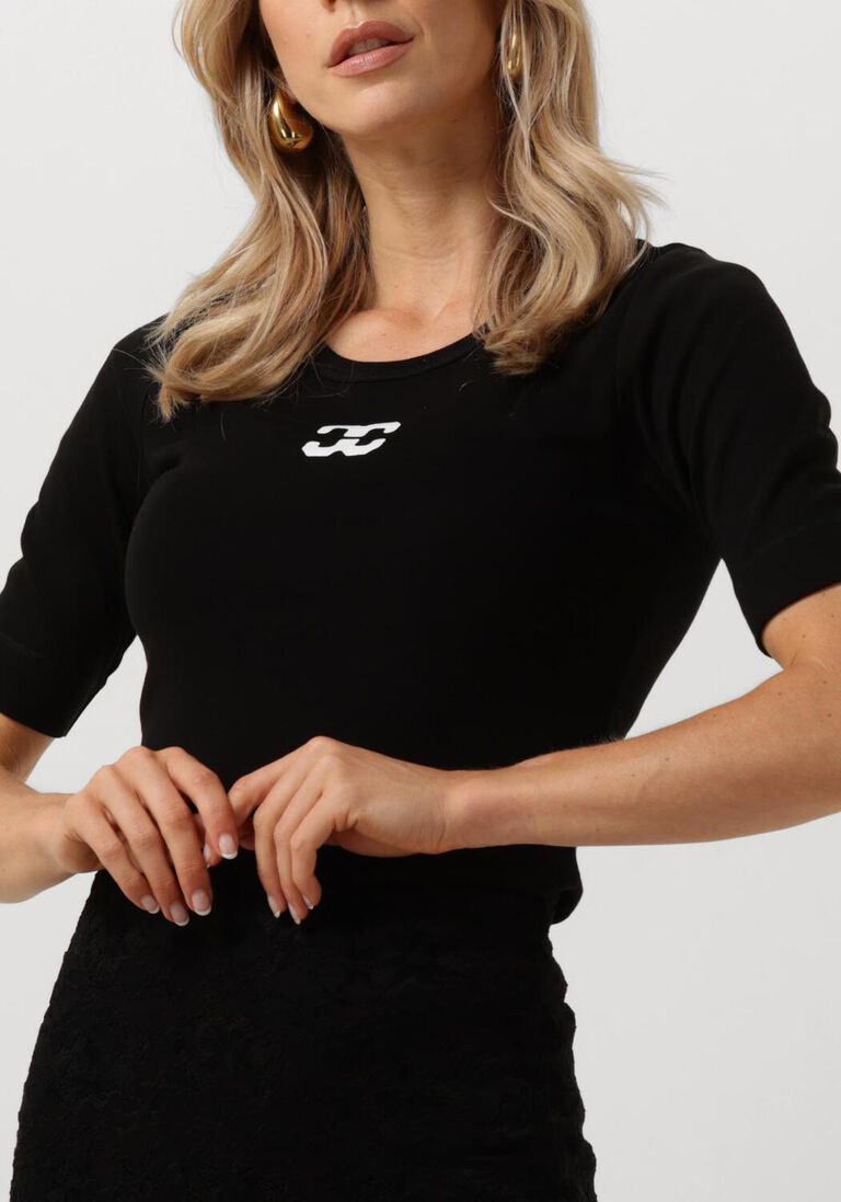 zwarte co'couture top granny logo tee