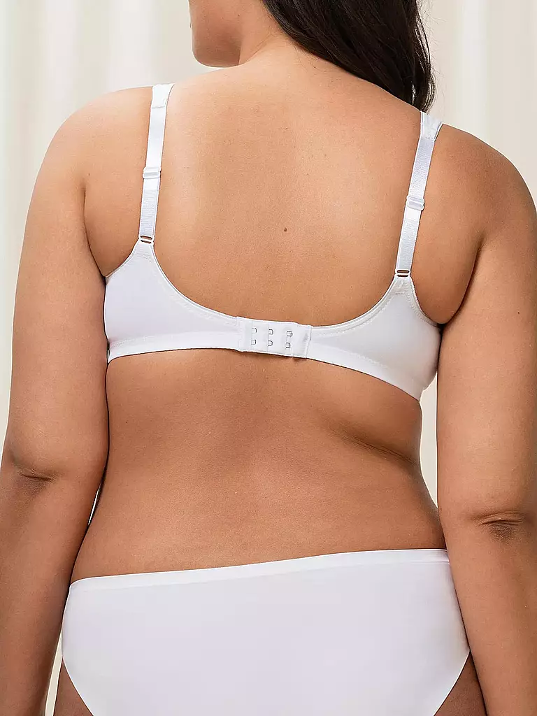 TRIUMPH BH ohne Bügel Soft & Cotton Weiss weiss