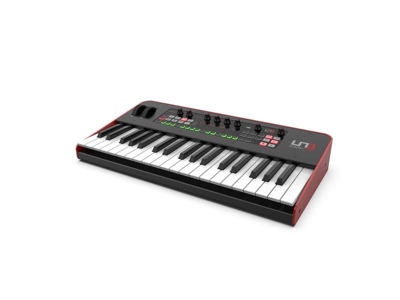 IK Multimedia Synthesizer UNO Synth Pro Klaviatur- kompaktes Metallgehäuse