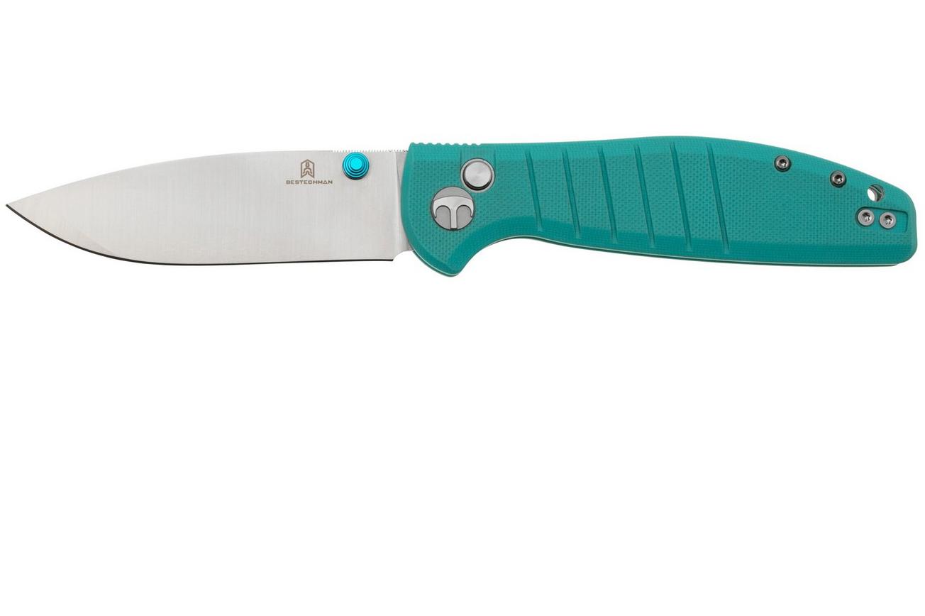 Bestechman Goodboy BMK04B Satin Light Blue G10, zakmes