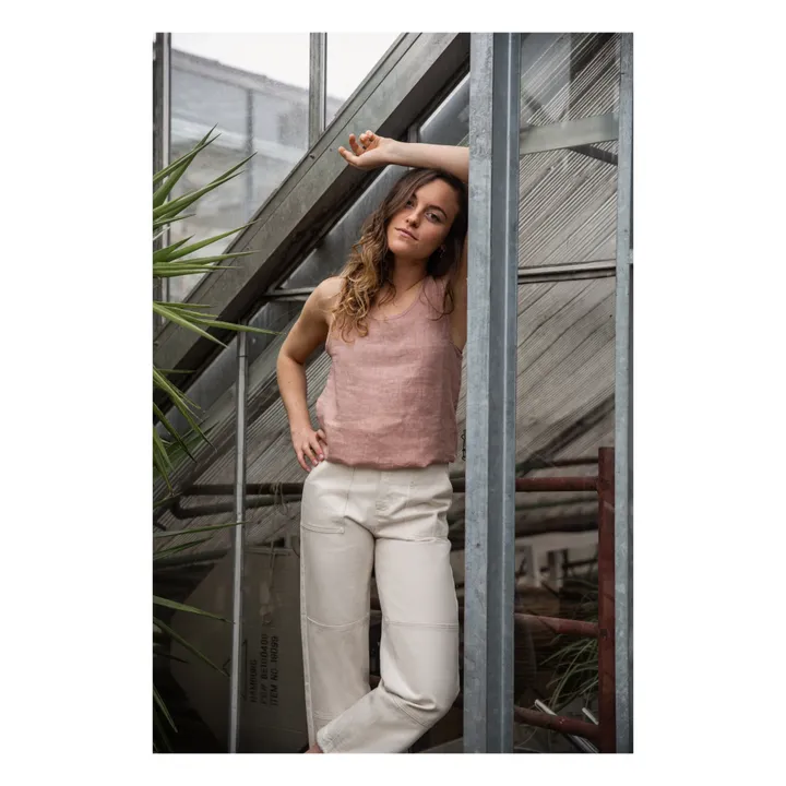 Matona Jean Coton Bio Utility - Collection Femme  | Ecru