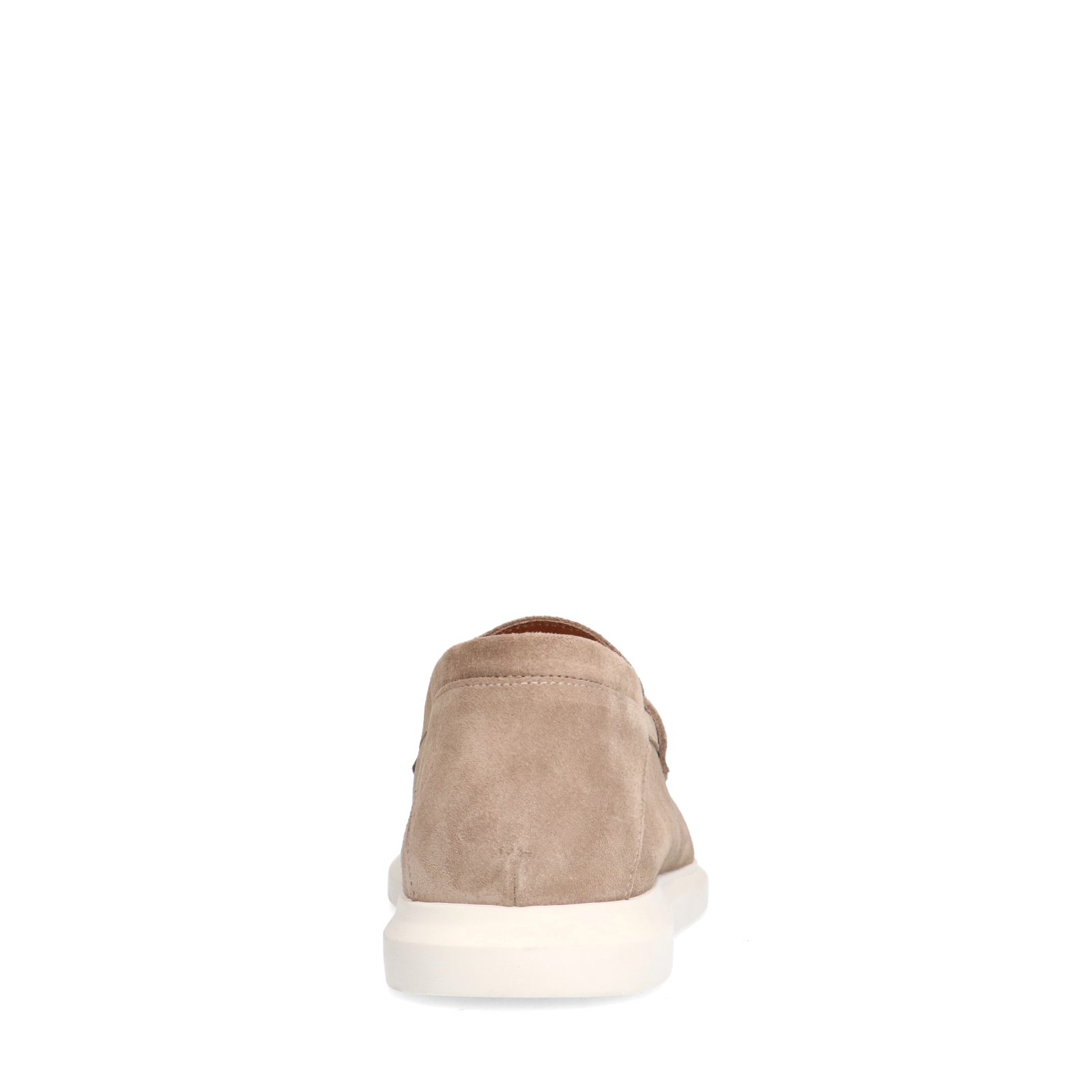 Beige suède loafers