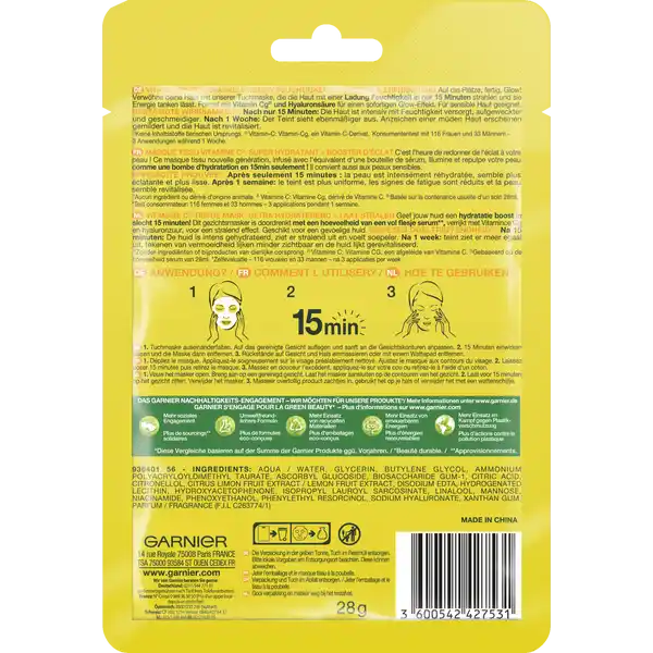 Tuchmaske Vitamin C Glow Booster