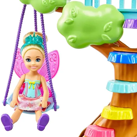 Barbie Chelsea Dreamtopia Regenbogen-Schaukel-Spielset mit Puppe