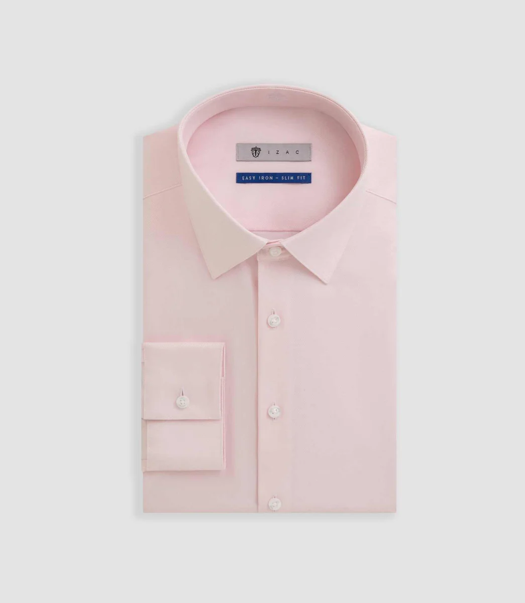 Chemise easy iron rose 