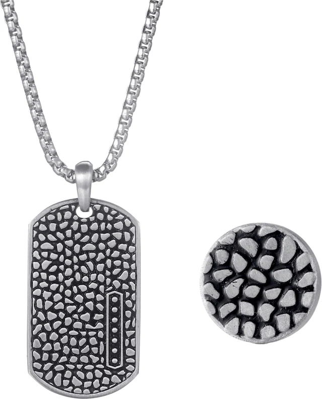 Firetti Schmuckset »Mulitpack Schmuck Geschenk Edelstahl Kette mit Anhänger Ohrstecker« (Set, 3 Stk. tlg.)