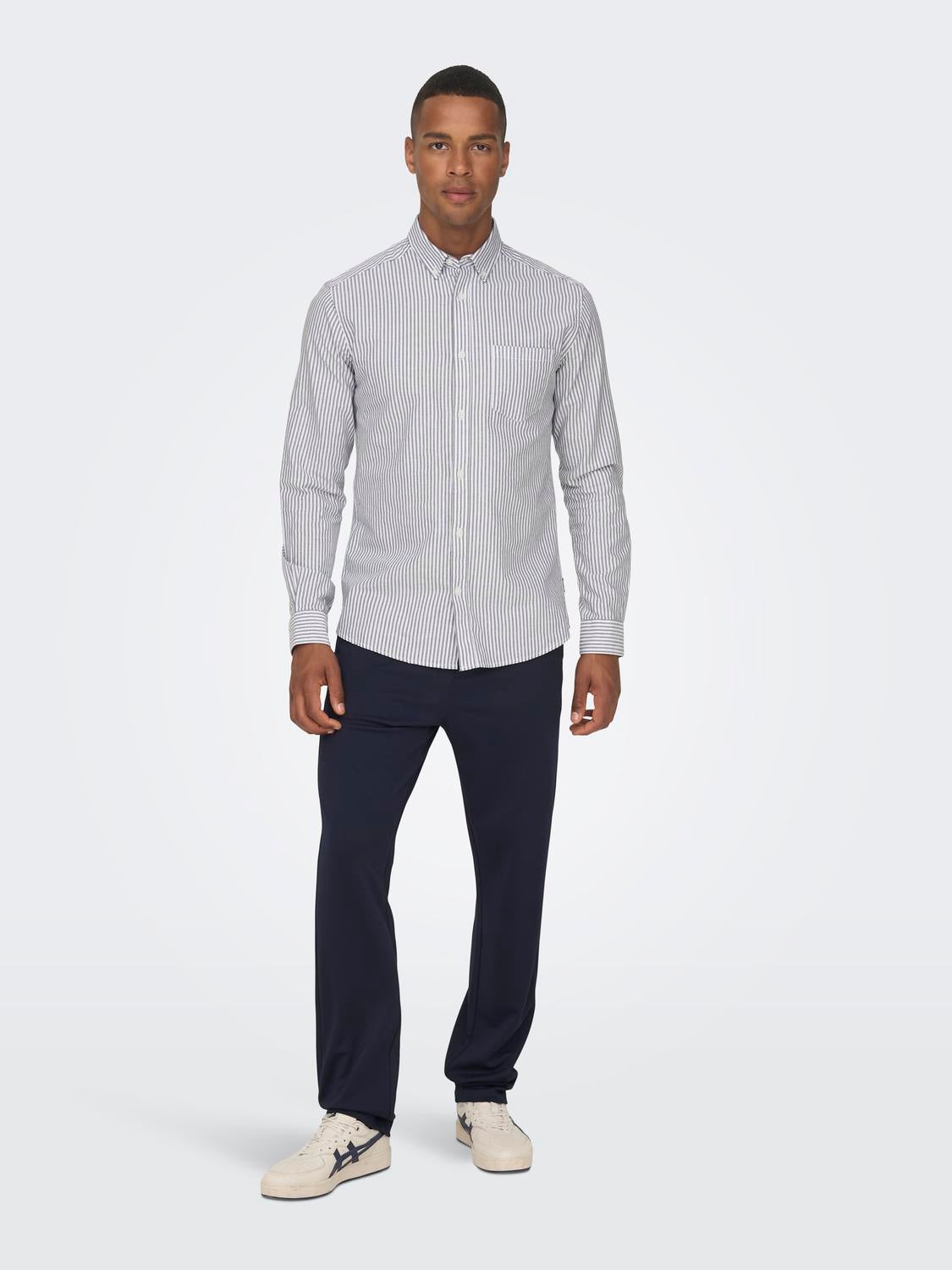 ONSALVARO Oxford Hemd Dark Navy