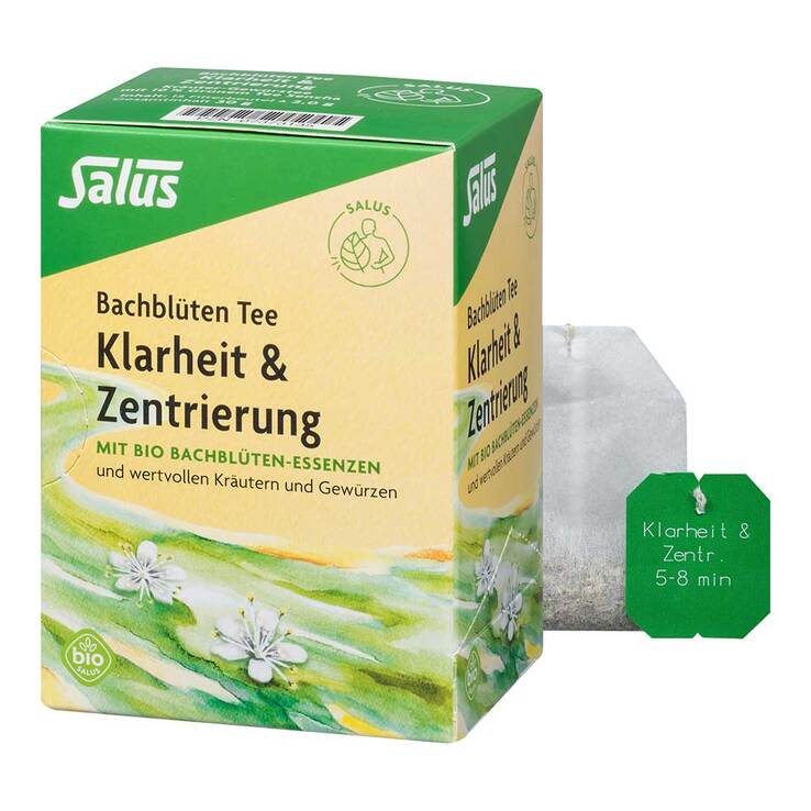 Bachblüten Tee Klarheit & Zentrierung bio Salus, 15 St